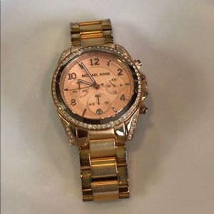 Ritz Rose Gold-Tone Watch